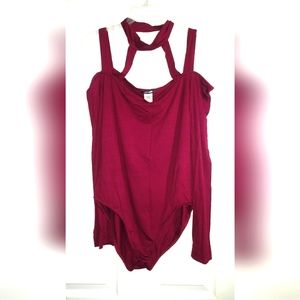 Fashion Nova Off Shoulder Long Sleeve Bodysuit